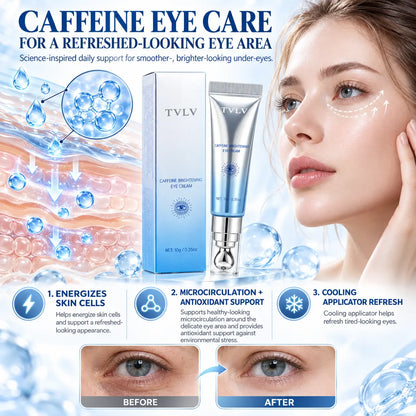 Pawreluna® Caffeine Brightening Eye Cream — Cool, Hydrate & Refresh with a Simple 30-Second Daily Routine