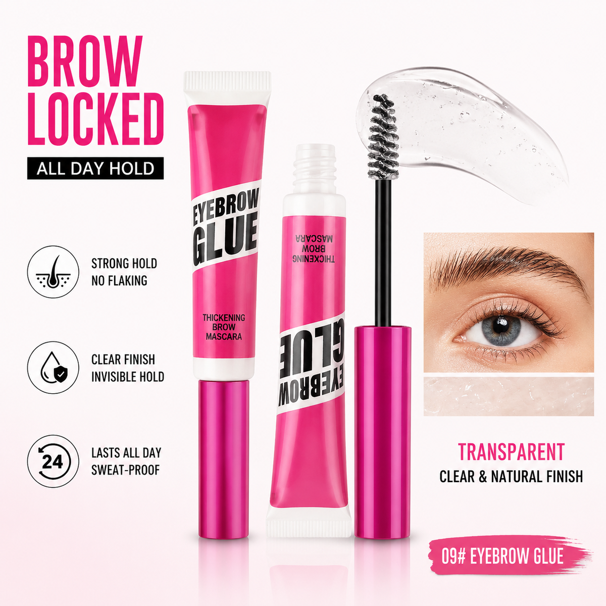Pawreluna® 🖌️ Waterproof Brow Gel Mascara
