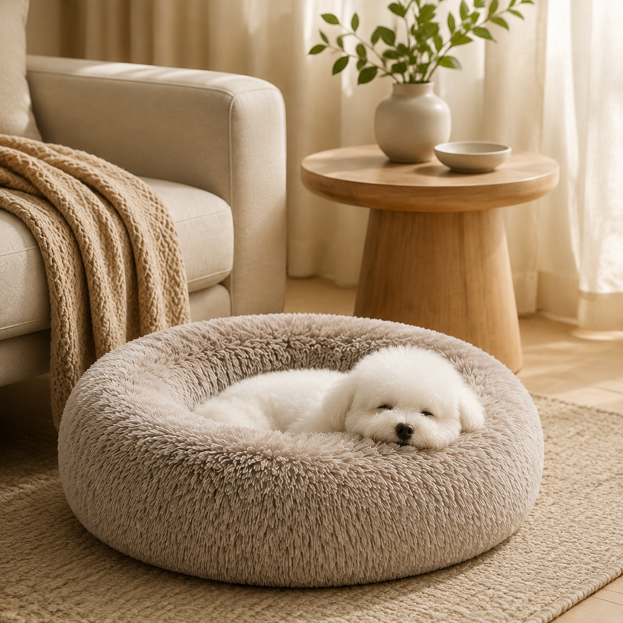 Pawreluna Cozy Haven Pet Bed