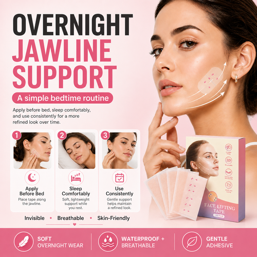Pawreluna®  🌙 Face Lift Tape for Overnight Jawline & Chin Support