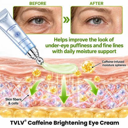 Pawreluna® Caffeine Brightening Eye Cream — Cool, Hydrate & Refresh with a Simple 30-Second Daily Routine