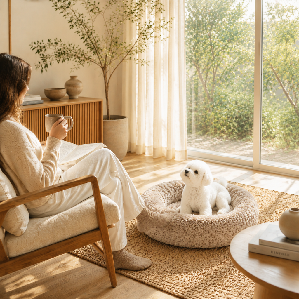 Pawreluna Cozy Haven Pet Bed