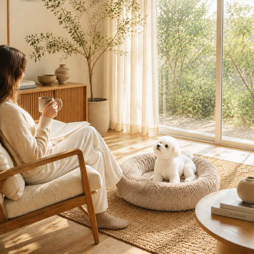 Pawreluna Cozy Haven Pet Bed