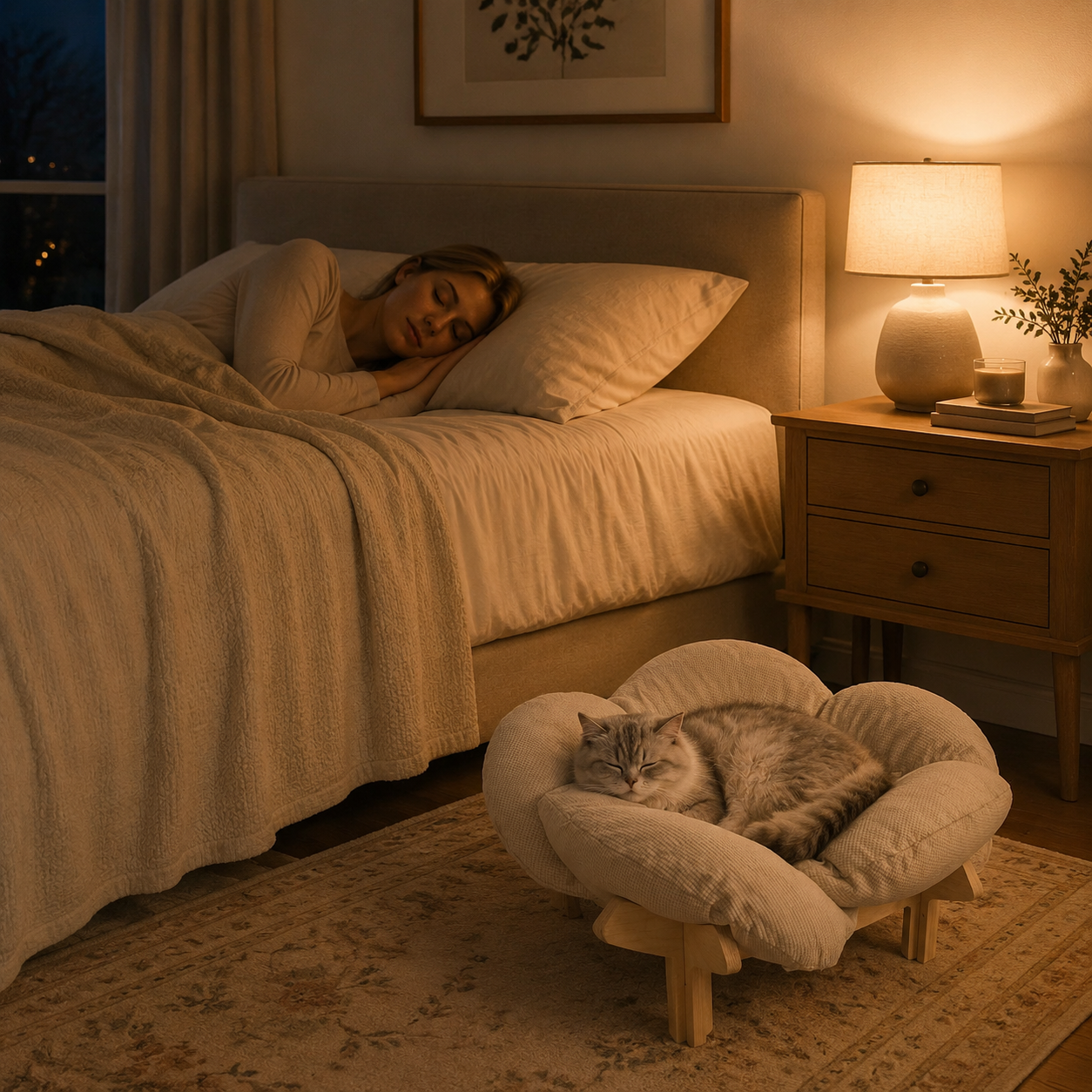 Pawreluna Willow Lounge Cat Bed
