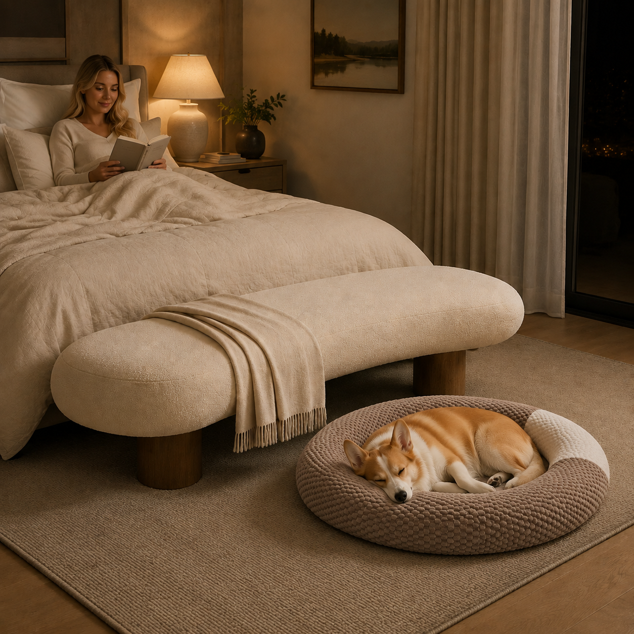 Pawreluna Ellora Orthopedic Pet Bed