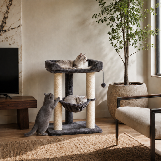 Pawreluna Terrace Multi-Level Cat Lounger