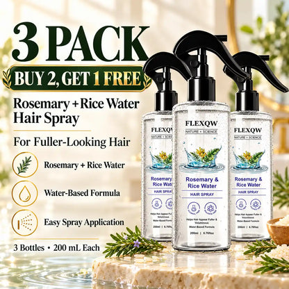 🆙  Rosemary & Rice Water Fuller-Looking Hair Spray