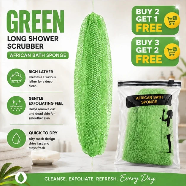 🆙 Full Body Mesh Shower Scrubber