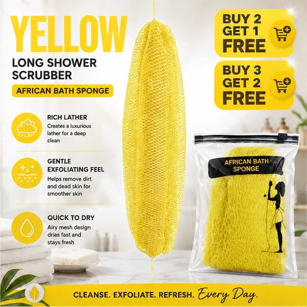🆙 Full Body Mesh Shower Scrubber