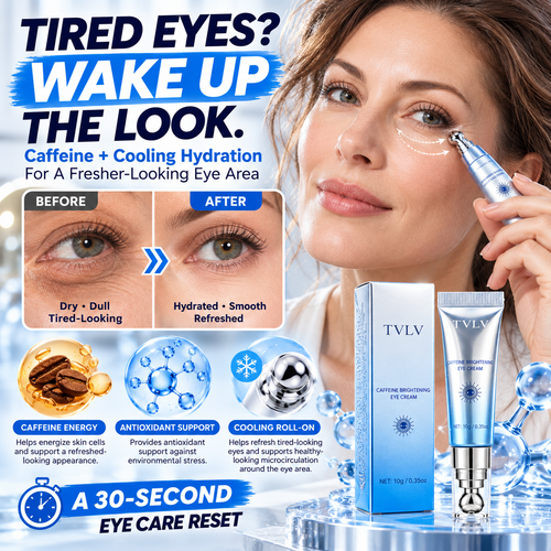 Pawreluna® Caffeine Brightening Eye Cream — Cool, Hydrate & Refresh with a Simple 30-Second Daily Routine
