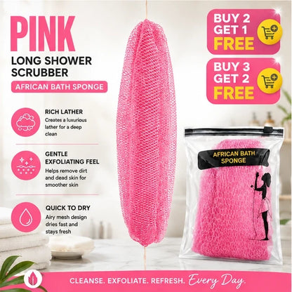 🆙 Full Body Mesh Shower Scrubber